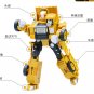 17.5cm New Arrival Classic luckyted excavator Transformation Robot Cars Action Toy (3)
