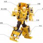 17.5cm New Arrival Classic luckyted excavator Transformation Robot Cars Action Toy (4)