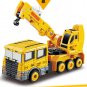 17.5cm New Arrival Classic luckyted excavator Transformation Robot Cars Action Toy (4)