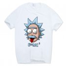 2017 Men's Rick and Morty Funny Anime T-shirt Casual Short sleeve O-Neck homme Summer White H