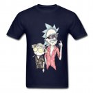 Adult Fitted Party T-Shirts Men Rick and Morty Shirt with Fear & Loathing in Schwift Vegas 7
