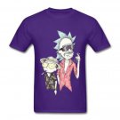 Adult Fitted Party T-Shirts Men Rick and Morty Shirt with Fear & Loathing in Schwift Vegas 8