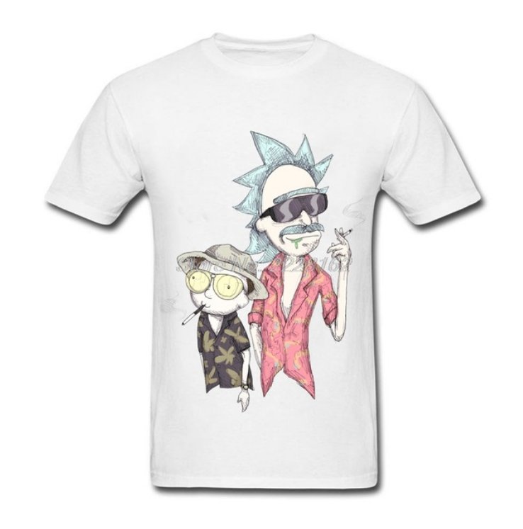 rick and morty fear and loathing shirt