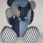 Plush Toy 23 cm Denim Dolls For Children High Quality Soft Cotton Baby Brinquedos Cute Bear