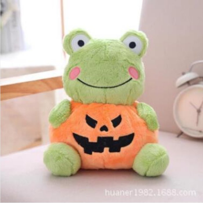 animated plush pumpkin