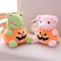 35cm Cartoon cute pumpkin stuffed plush toy Halloween decorations Gift A