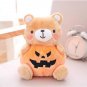 35cm Cartoon cute pumpkin stuffed plush toy Halloween decorations Gift D