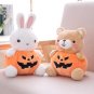 35cm Cartoon cute pumpkin stuffed plush toy Halloween decorations Gift D