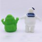 2pcs/set Vintage Ghostbusters 3 Stay Puft Marshmallow Man Slimer Sailor Action Figure Toy
