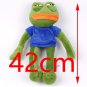 Green Sad Frog Plush Toys Soft Stuffed Animal Dolls Funny Gift 42cm