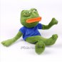 Green Sad Frog Plush Toys Soft Stuffed Animal Dolls Funny Gift 42cm