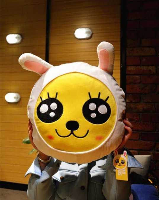 1pc Kakao Friends Pillow Ryan Cocoa Plush Doll Toy Stuffed