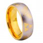 Golden Dome Comfort Fit Legend of Zelda New Men's Tungsten Wedding Ring