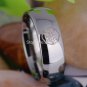 Comfort Fit Firefighter Fireman Silver Domed Men's Fashion Tungsten Ring