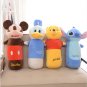 Disney 60cm kawaii Mickey Winnie bear pillow plush toys lovely pillow column shape (Mickey)