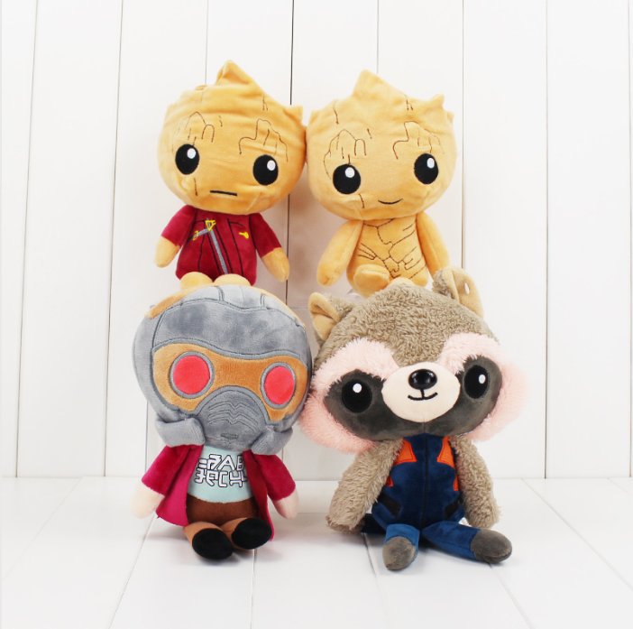 rocket guardians of the galaxy soft toy