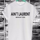 Summer Women Tshirt AIN'T ZA Letters Print Cotton Casual Funny T-Shirt Short Sleeve Slim Sexy