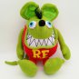 NEW 12" RAT FINK GREEN PLUSH DOLL