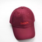 DAMN Baseball Cap Duck Tongue Hat Red Color Outdoor Leisure Visor Hat Dad Hats