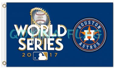 2017 Houston Astros WORLD SERIES Flags Polyester Digital Print baseball team Support 3x5ft banner