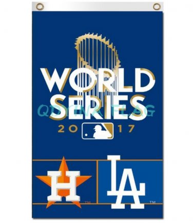 2017 Houston Astros VS LA Dodgers WORLD SERIES Flags Polyester Digital Print baseball team Support