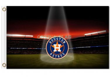 Wholesale Houston Astros Flags 3x5ft Polyester Digital Print baseball Support Flag