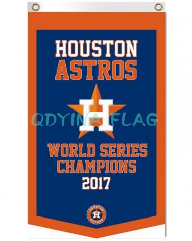 Digital Print 2017 Houston Astros World Series Champions Flags Polyester baseball team Support