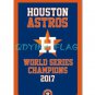 Digital Print 2017 Houston Astros World Series Champions Flags Polyester baseball team Support