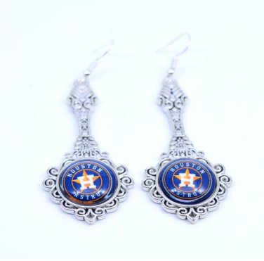 5 pairs Earrings MLB Houston Astros Charms Dangle Earrings Sport Earrings Baseball Jewelry ST1