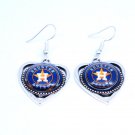 5 pairs Earrings MLB Houston Astros Charms Dangle Earrings Sport Earrings Baseball Jewelry ST2