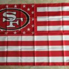 San Francisco 49ers star and stripes flag 90x150cm polyester digital print banner