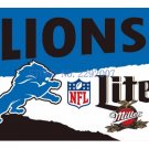 3x5ft Detroit Lions Custom Flags Polyester Digital Print Football Support Flag