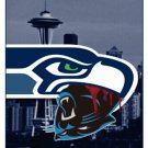 Seahawks beat Panthers Drawstring Backpack Knitted Polyester Custom Backpack
