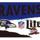 Baltimore Ravens Custom Flags 3x5ft Polyester Digital Print Football Support Flag