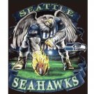 Digital Printing fashion design Seahawks Drawstring Backpack Knitted Polyester Custom Backpack