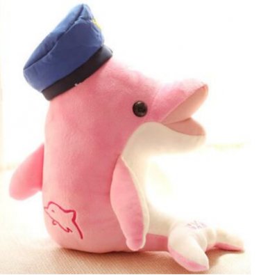 Cute plush doll Navy cap 1pc 30cm dolphin ocean wind lovers dolphin toys