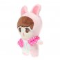23CM Cute Cartoon Korea Exo Plush Toy Lovely Stuffed Do Pink Rabbit Doll