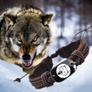 Wolf 4 Vintage Braided Woven Rope Leather Unisex Bracelet Yak Bone Carved Logo