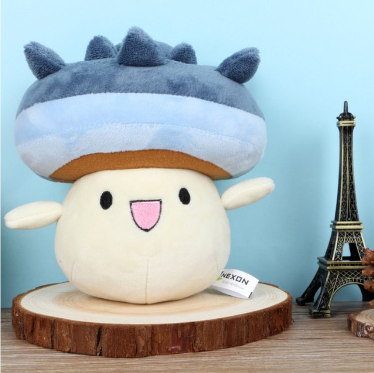 20cm Official MapleStory Horny Mushroom Plush Doll Stuffed Toys