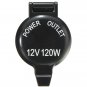 12V 120W Car Cigarette Lighter Power Socket Plug Outlet for Motorcycle Car Charger