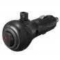 New 12V Male Car Cigarette Lighter Socket Plug Charger Connector LED On Off Switch