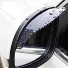 Universal Car Rearview Mirror Eyebrow Rain Block Blades Flexible PVC Back Mirror Rain Shade