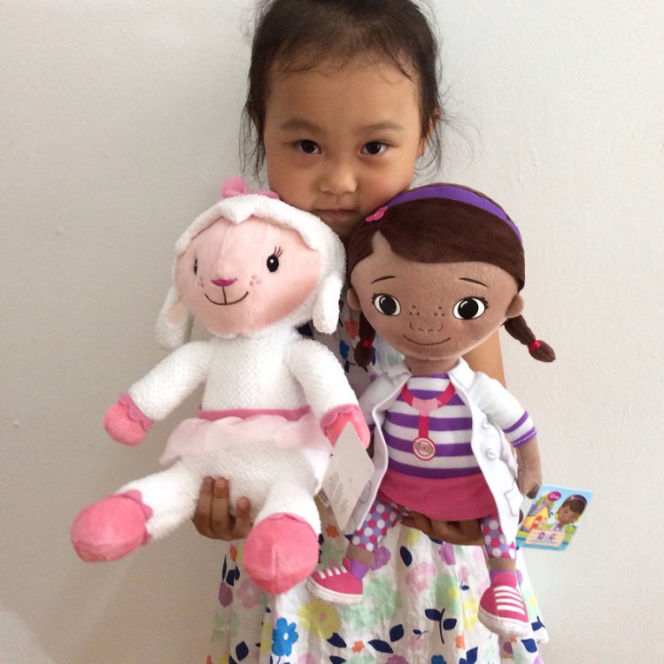 Set 35cm Original Doc Mcstuffins Plush Toys Dottie Girl And Mcstuffin