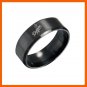 LOS ANGELES DODGERS BASEBALL CHAMPIONSHIP TEAM BLACK STAINLESS STEEL MEN RING