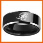 MIAMI DOLPHINS FOOTBALL CHAMPIONSHIP TEAM BLACK STAINLESS STEEL MEN RING