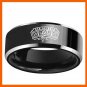 SAN ANTONIO SPUR BASKETBALL CHAMPIONSHIP TEAM BLACK STAINLESS STEEL MEN RING