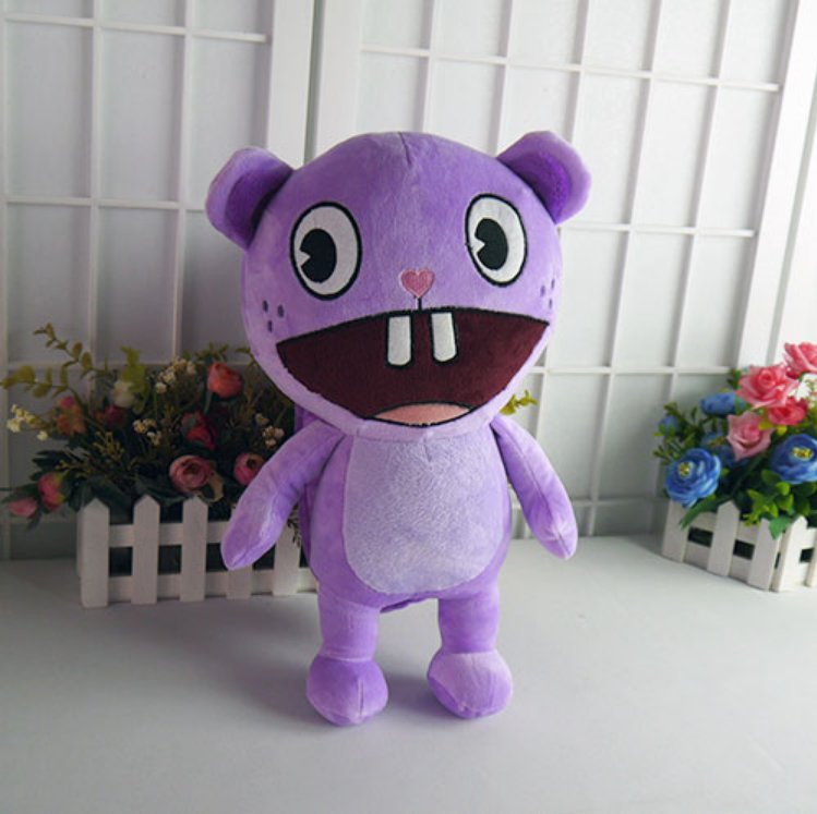 Happy Tree Friends Plush Dolls Anime Htf Toothy Plush Toys 37cm Soft Pillow High Quality