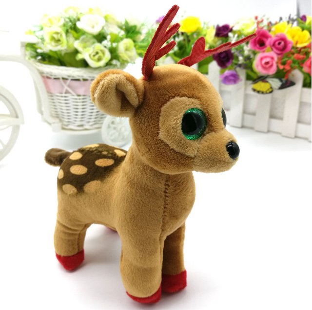 pink deer stuffed animal