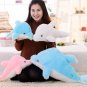 45cm Pink Colorful Led Light Pillow Cushion Cute Dolphin Stuffed Plush Doll Toy Girl Birthday Gift