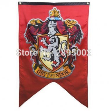 40x60cm Harry Potter Saga Licensed XL 50 HOGWART BANNER Flag Polyester grommets